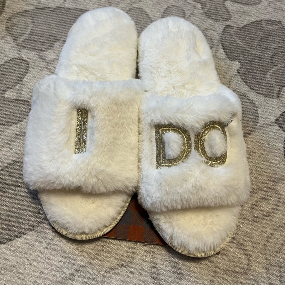 “I Do” slippers